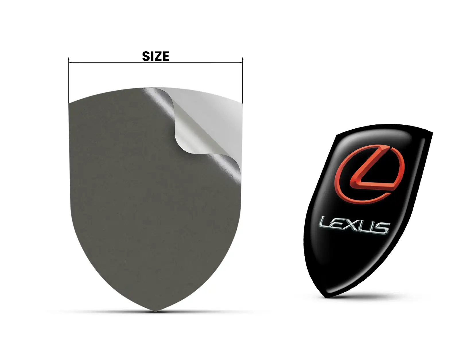 Lexus Stoßsticker Sportlich Racing Stern Auto